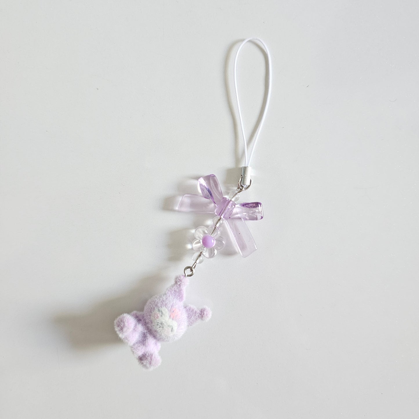 Kawai Lavender Kuromi Phone Charm