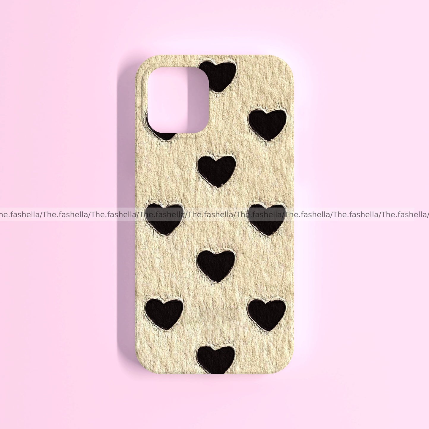 Aesthetic heart brown case