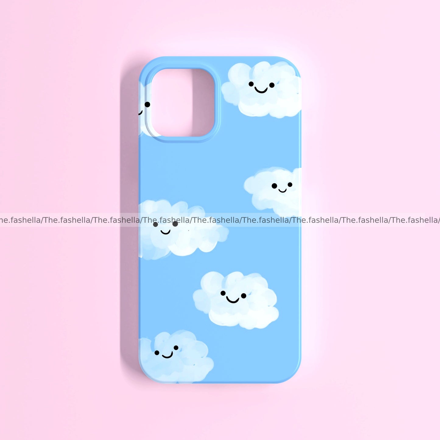 Cute clouds smiley case