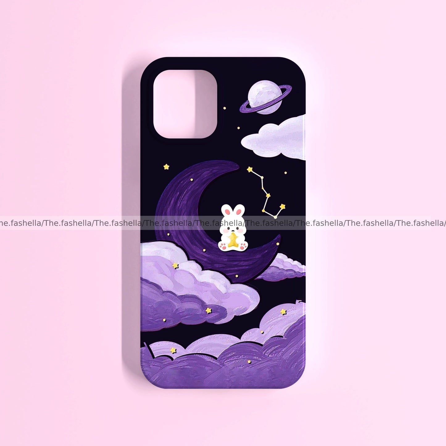 Dark purple bunny moon case