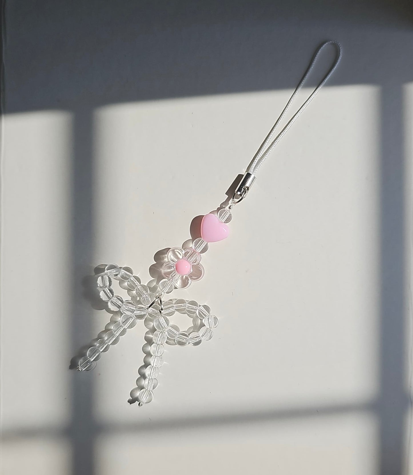 Aesthetic little mini bow & flower phone charm