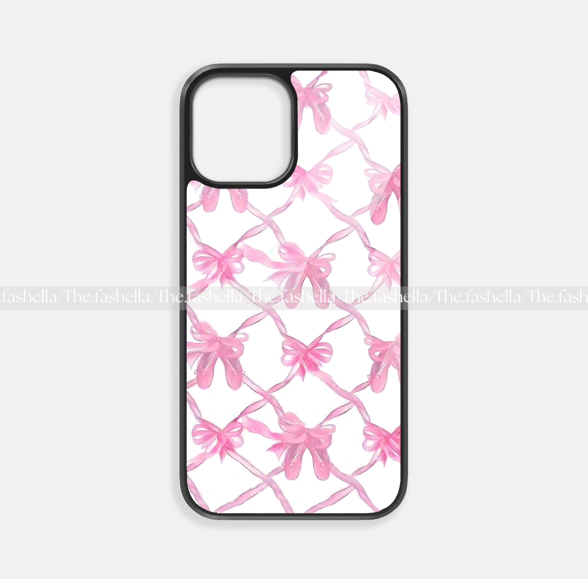 Pretty pink bowpremium glossy phone case