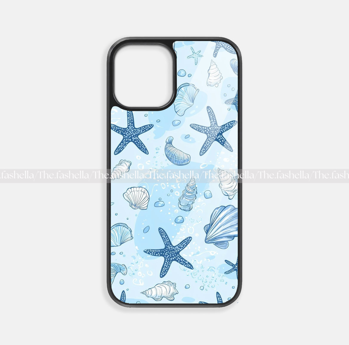 Aesthetic blue oceanypremium glossy phone case