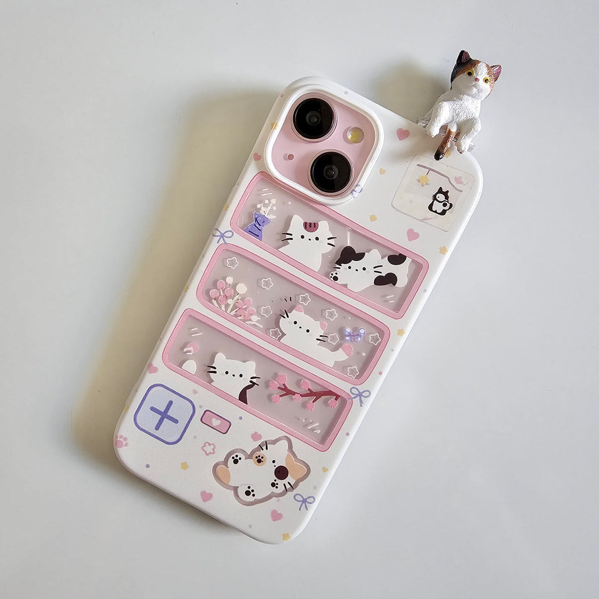 Tiny Paws Memory Lane With Topper Kitty Phone Case