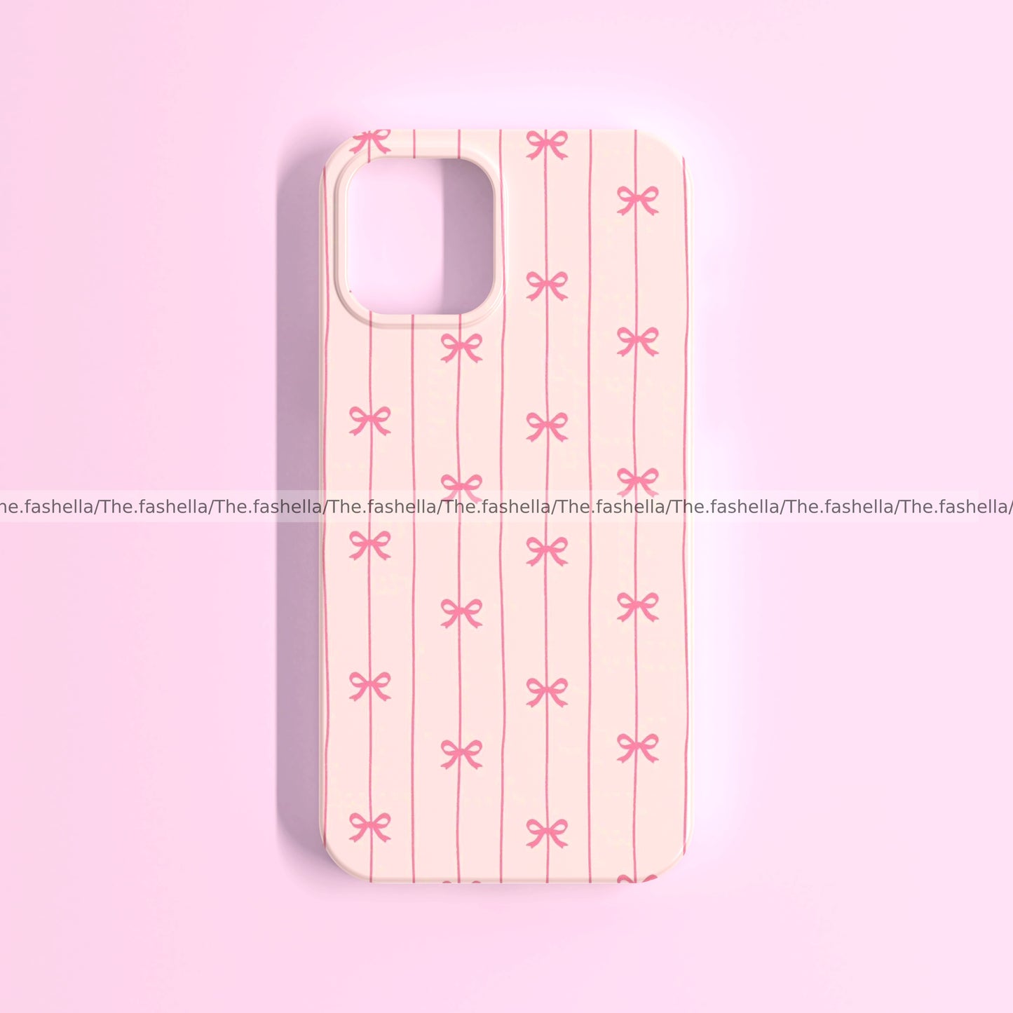 Pinteresty lines & bows pink case