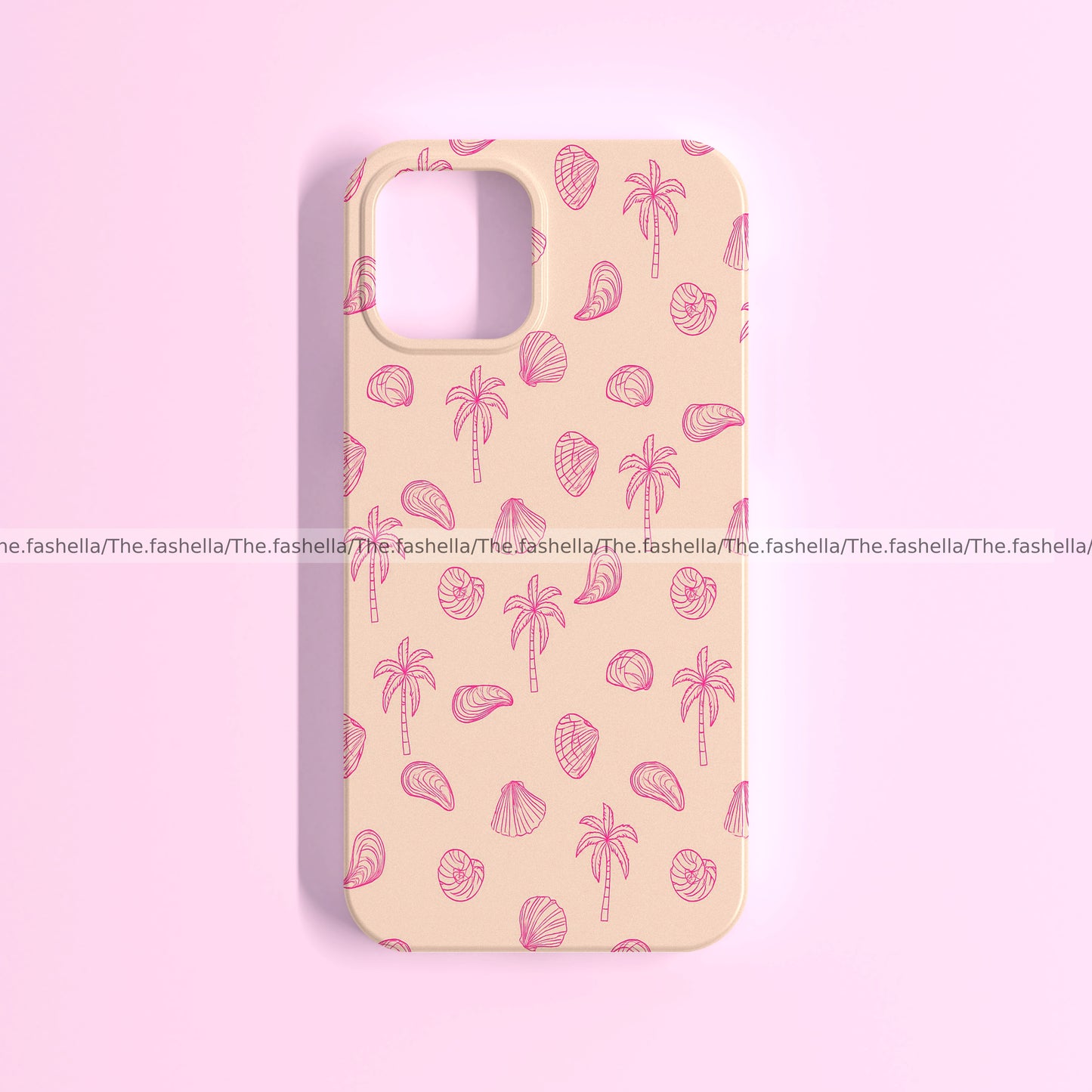 Cutest shell pink phone case