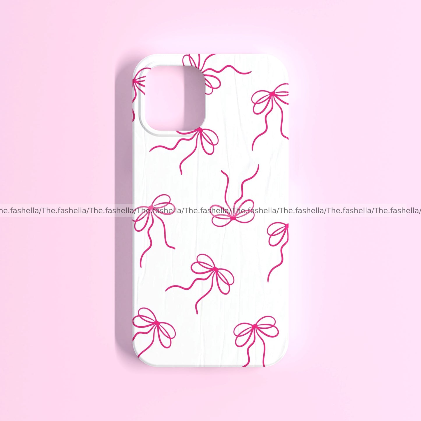Cute pink bow aesthetic cute Phone cover