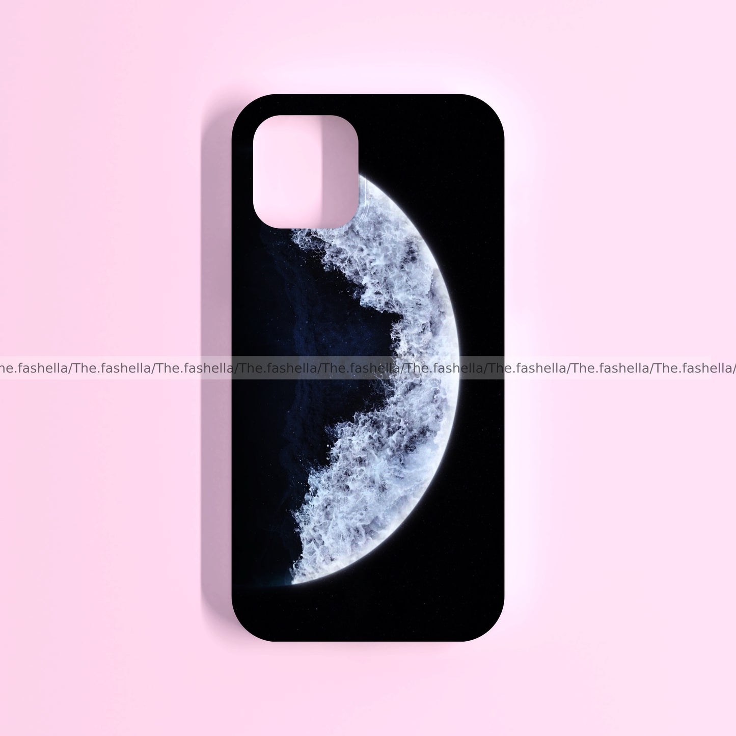 Pretty black moon aesthetic case