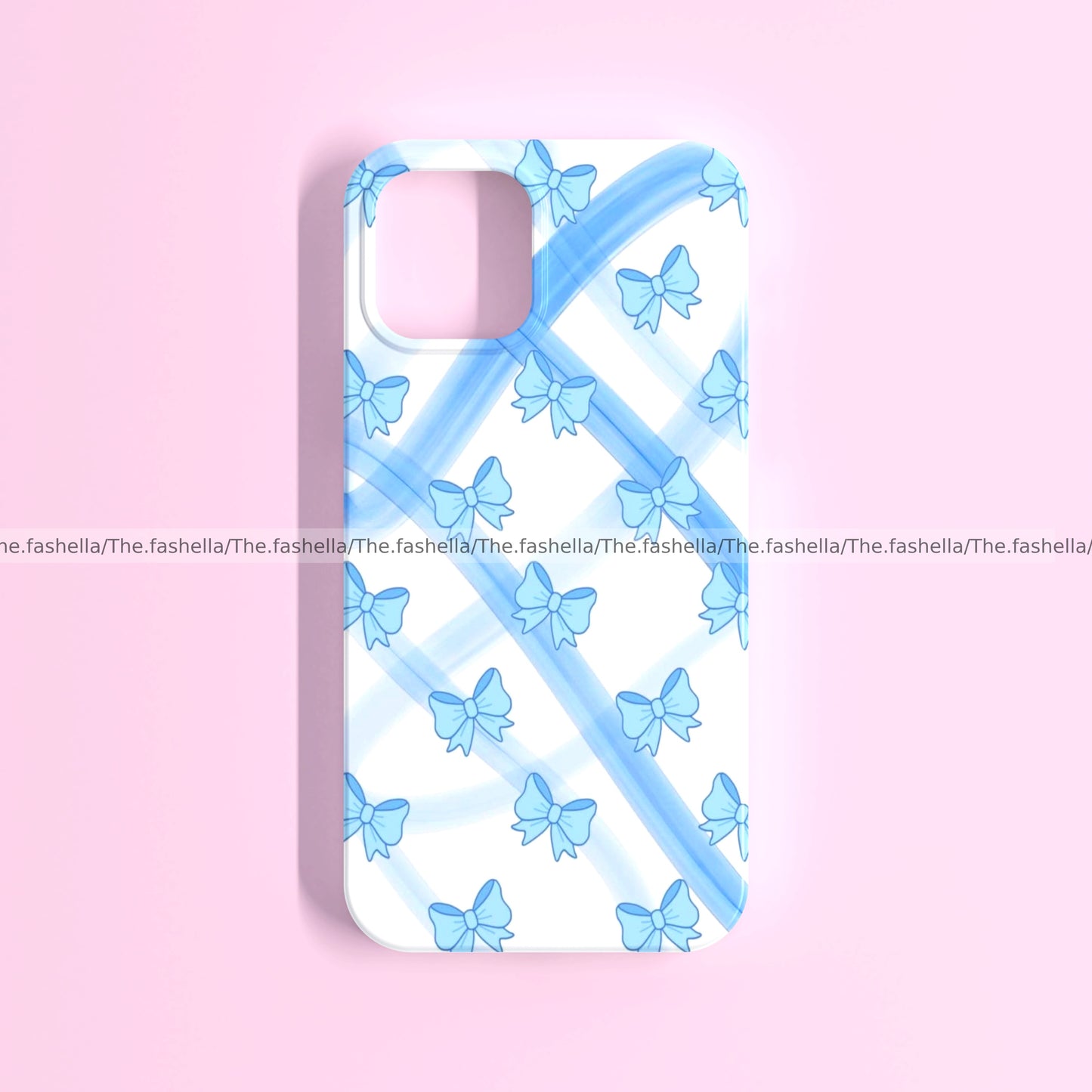 Cutest blue bow pretty phone cover