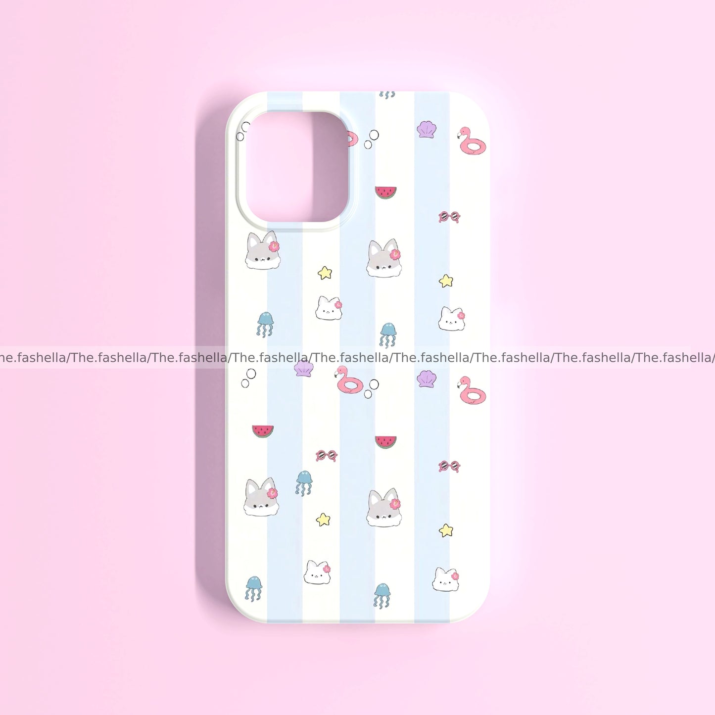 Aesthetic doddle blue cute phone cases