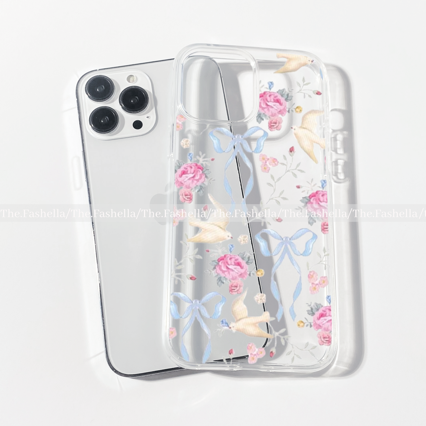 Pretty bow & bunny vintage aesthetic case