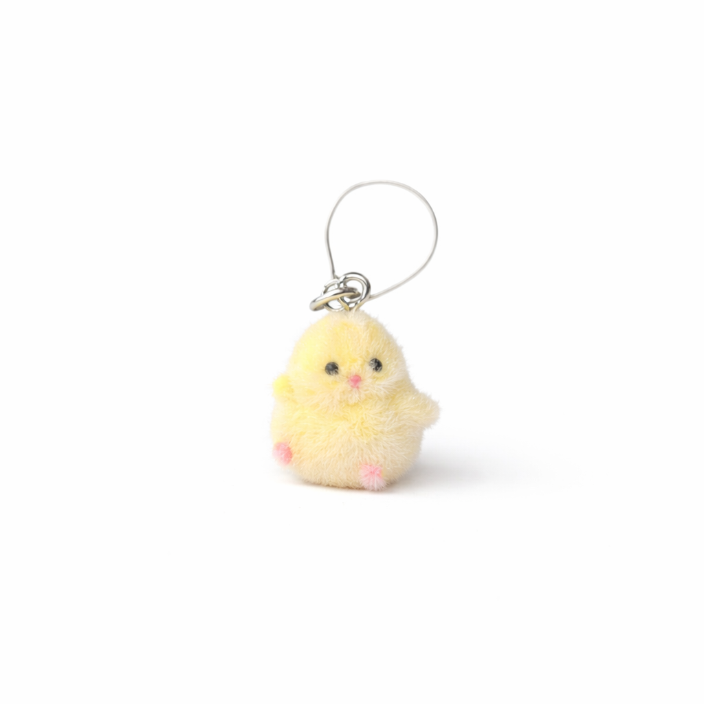Custard Cutie Chick Phone Case With Hanging Toy