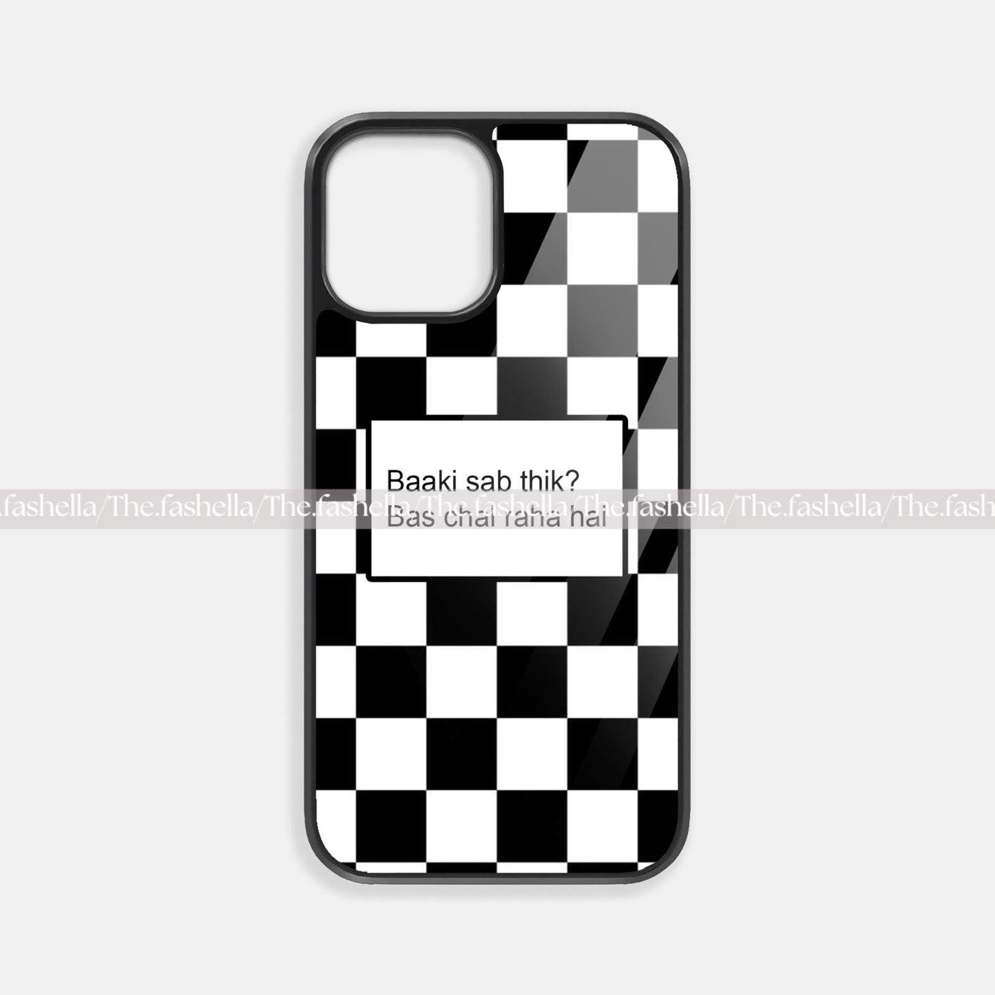 Quote blackpremium glossy phone case