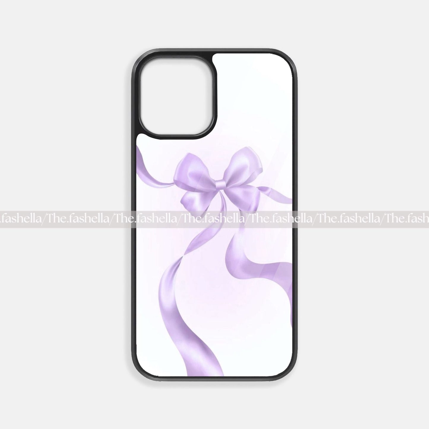 Lavender aura bowpremium glossy phone case