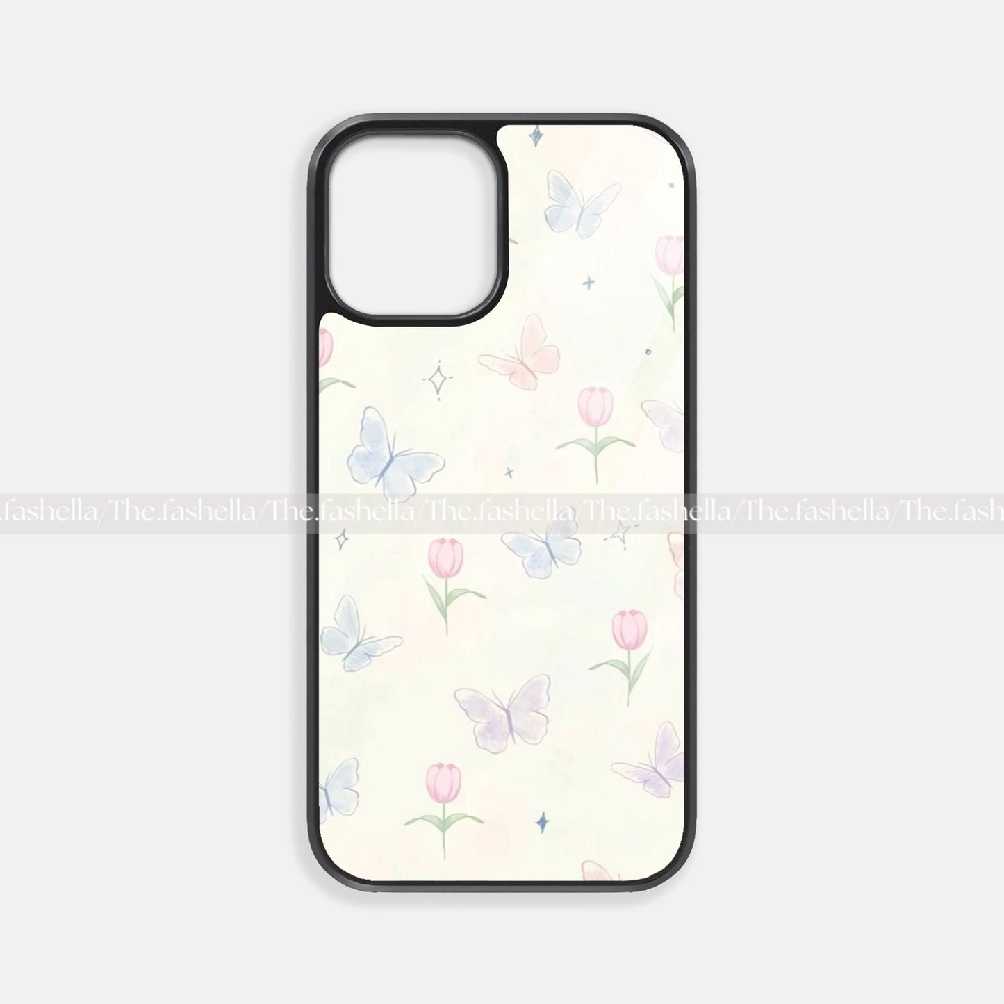 Pinteresty butterfly tulippremium glossy phone case
