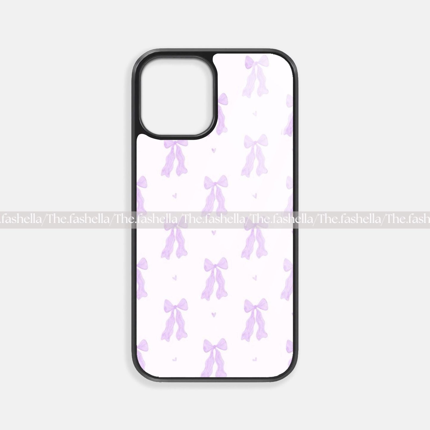 Cutest purple bowpremium glossy phone case
