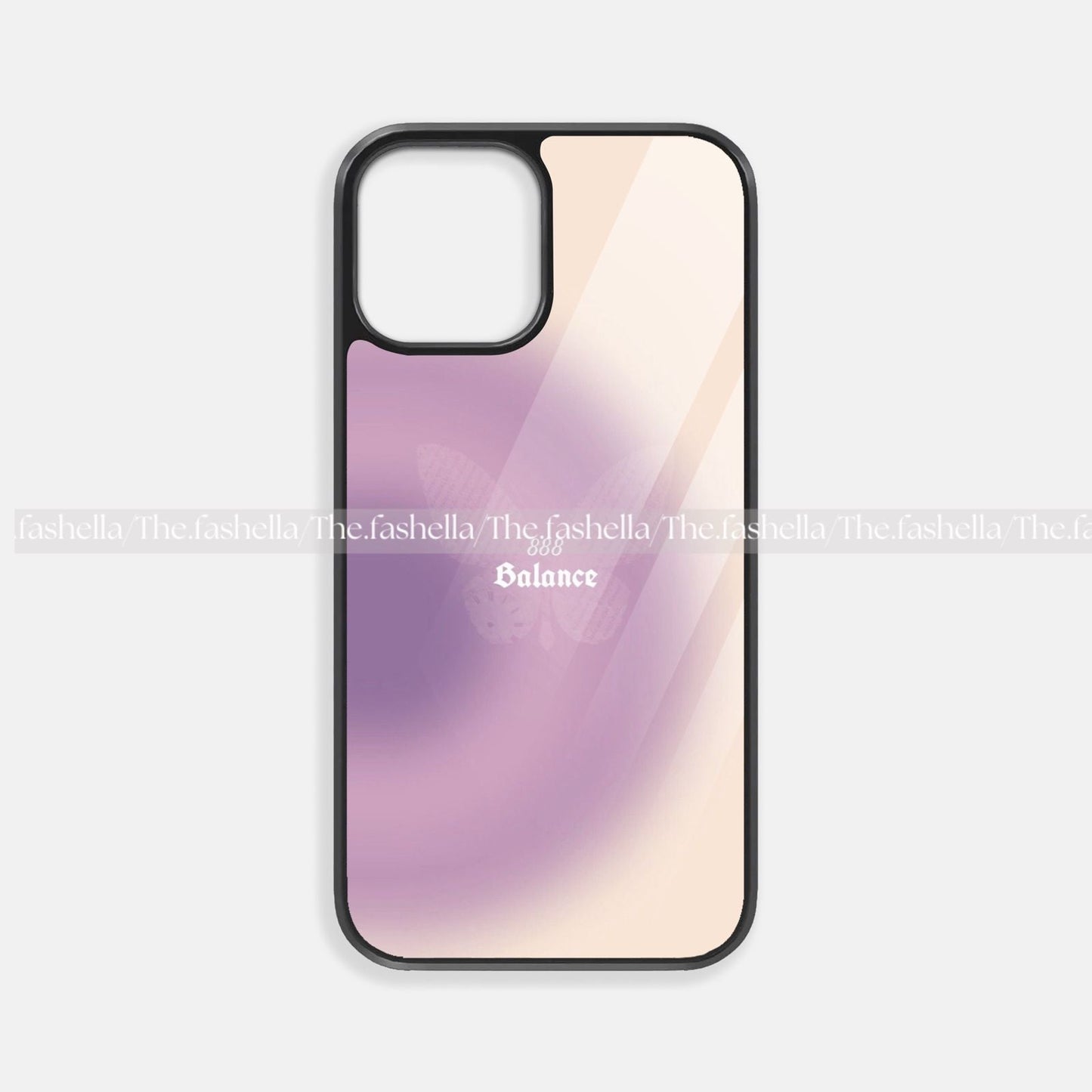 Balance butterfly premium glossy phone case