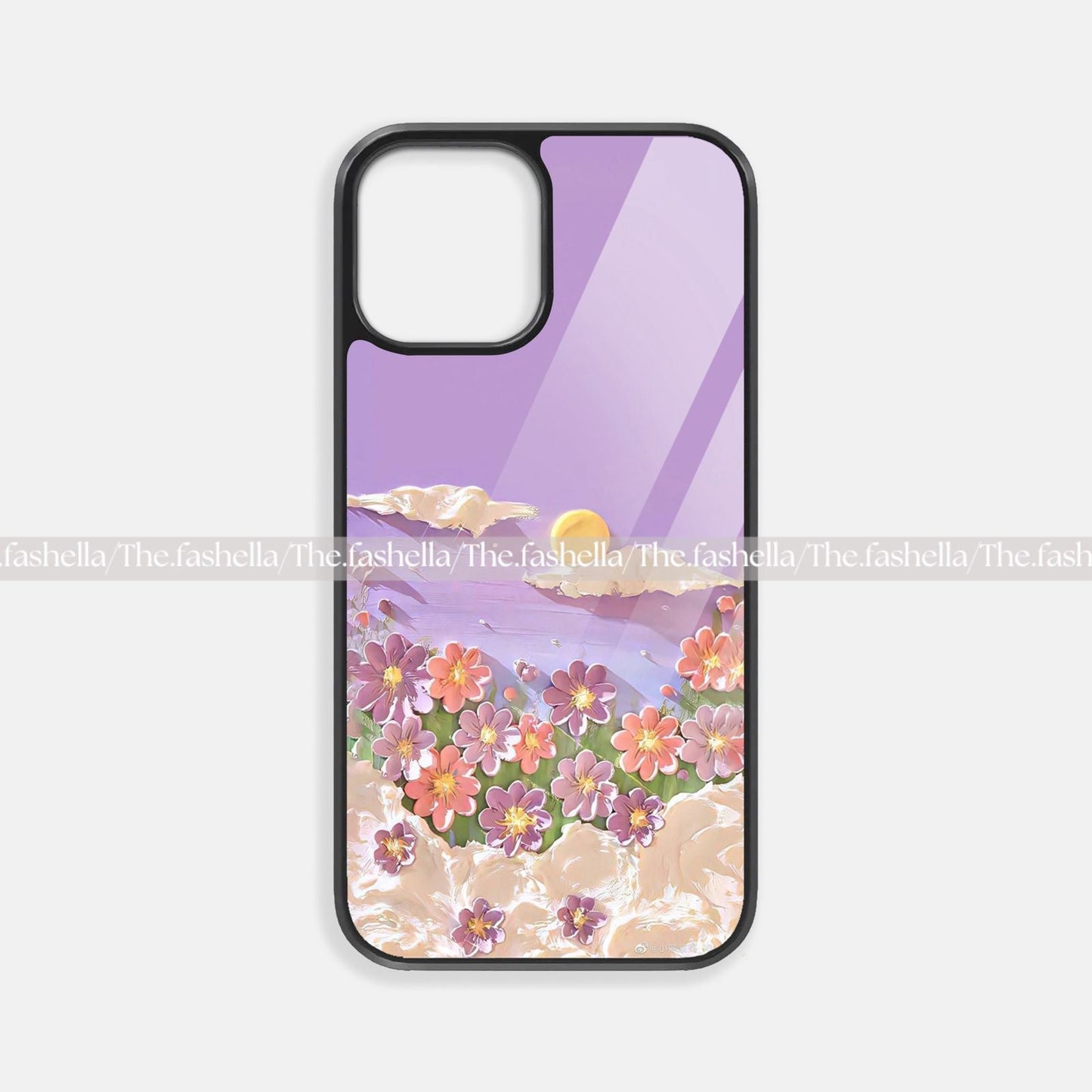 Aesthetic purple aura premium glossy phone case