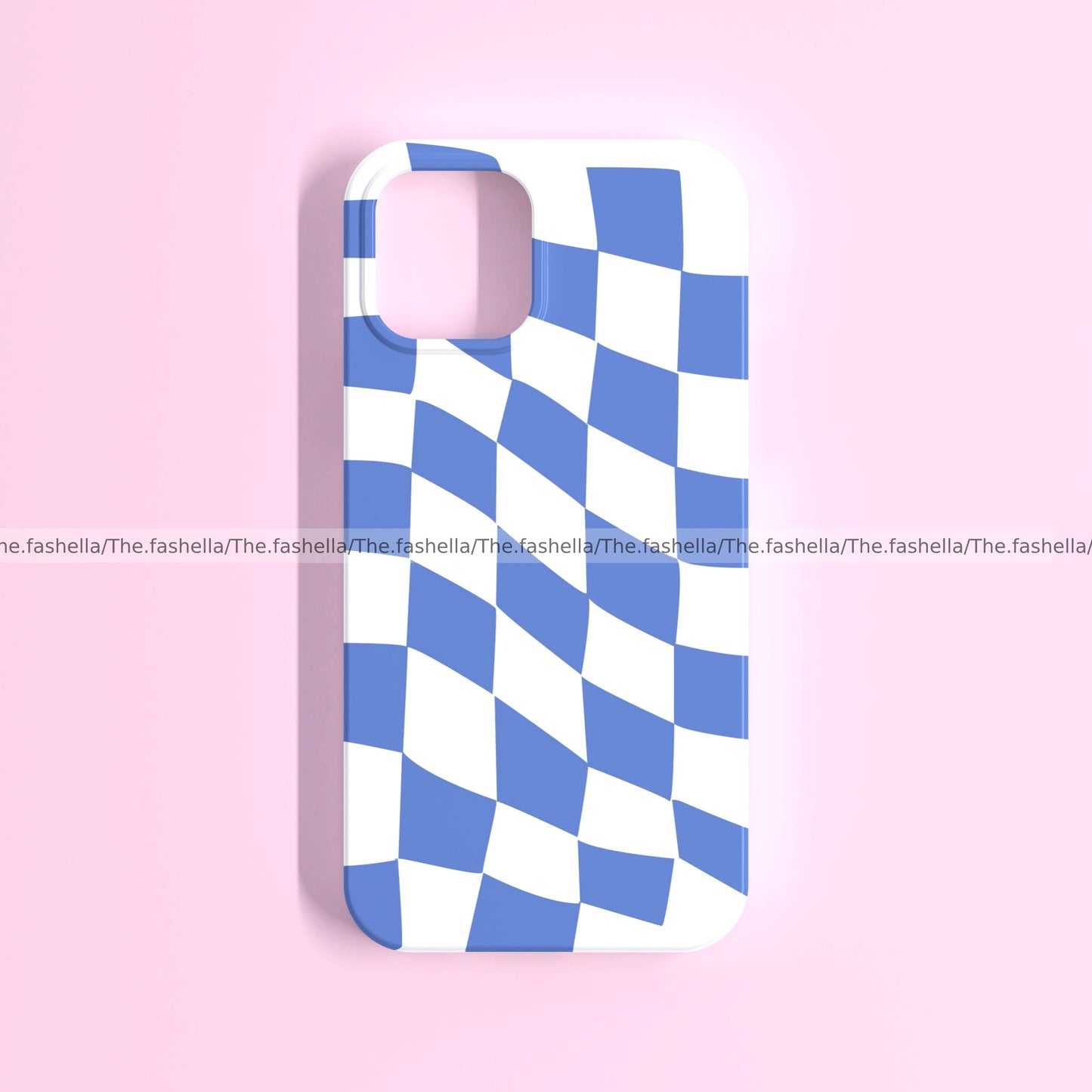 Aesthetic blue wavy case