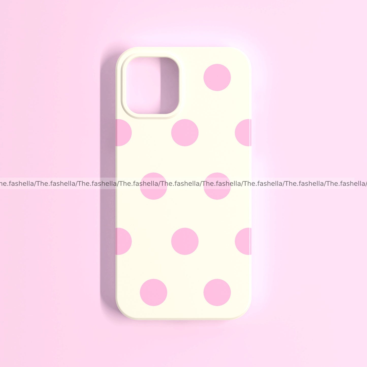 Pink polka dots case