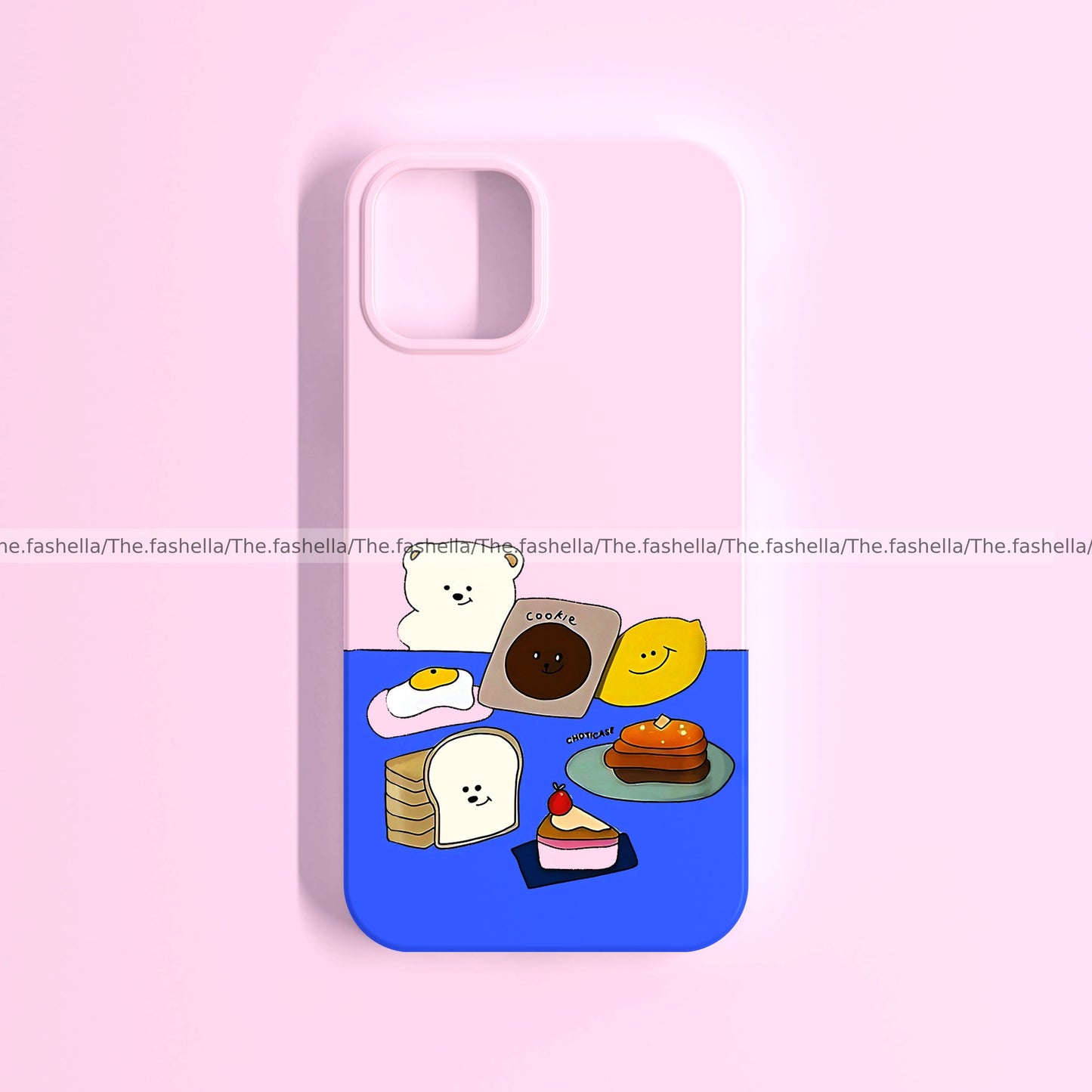 Cute sticker pink case