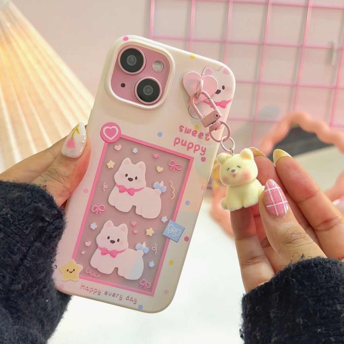 Sweet Puppy Hangie Phone Case