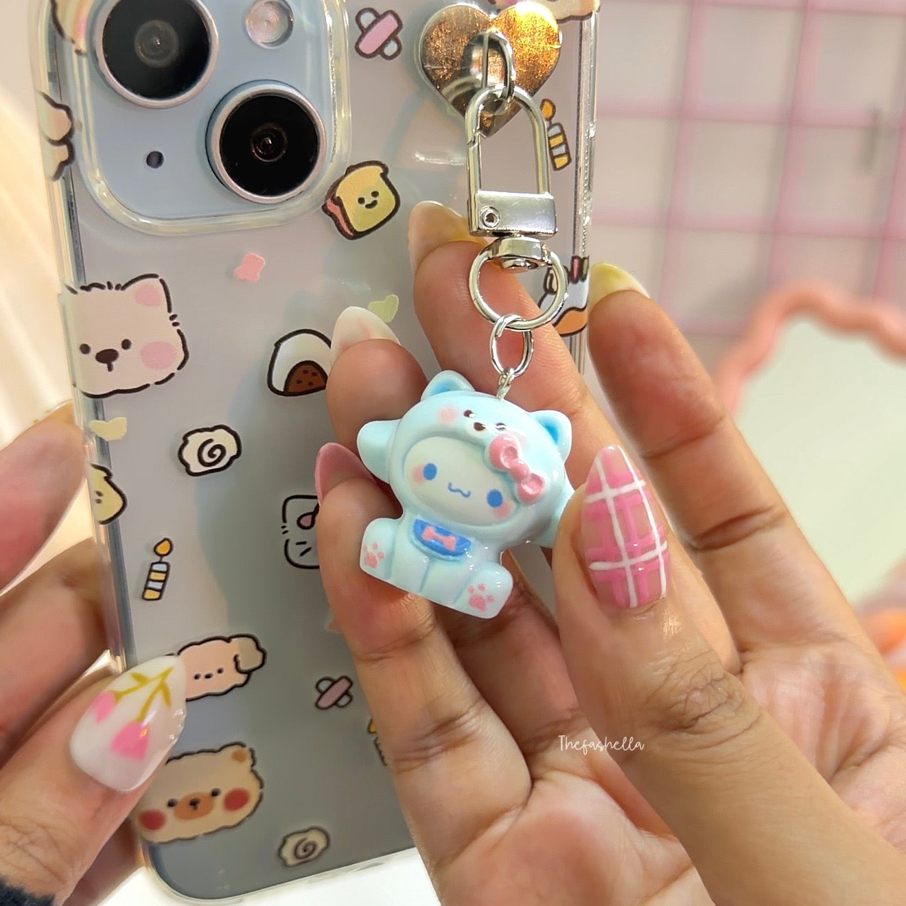 Kawaii Candy Bear Charm Phone Case