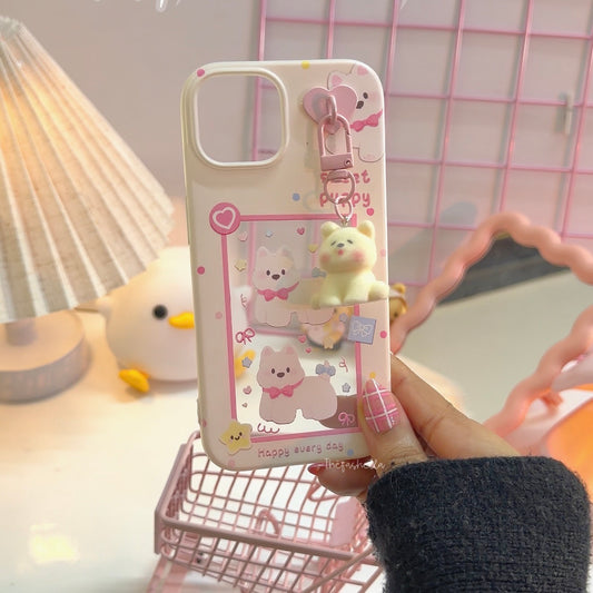 Sweet Puppy Hangie Phone Case