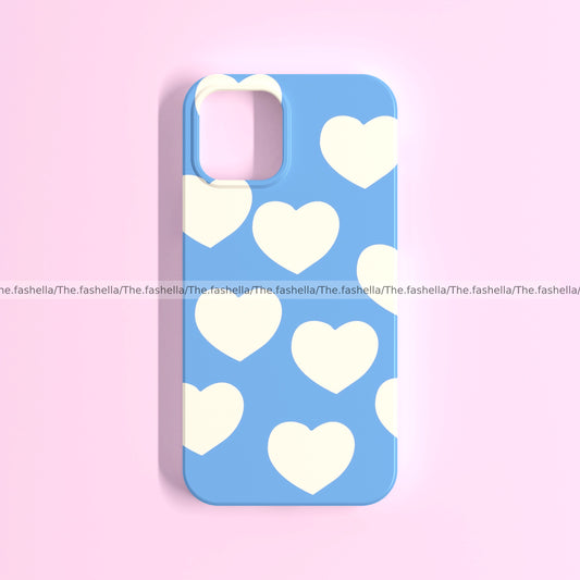 Blue Heart Daze Phone Case