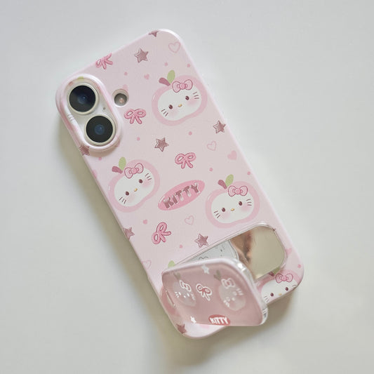 Kitty Dream Mirror Stand Phone Case