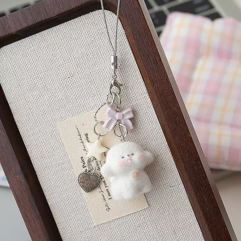 Petal Poppet Pretty Pink Phone Charm