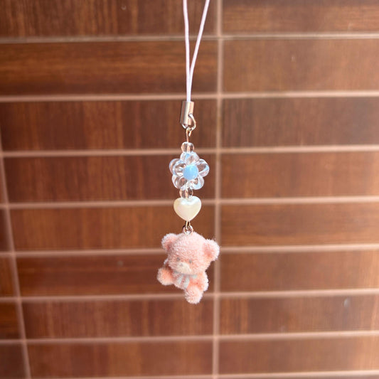Aesthetic Teddy Furr Phone Charm