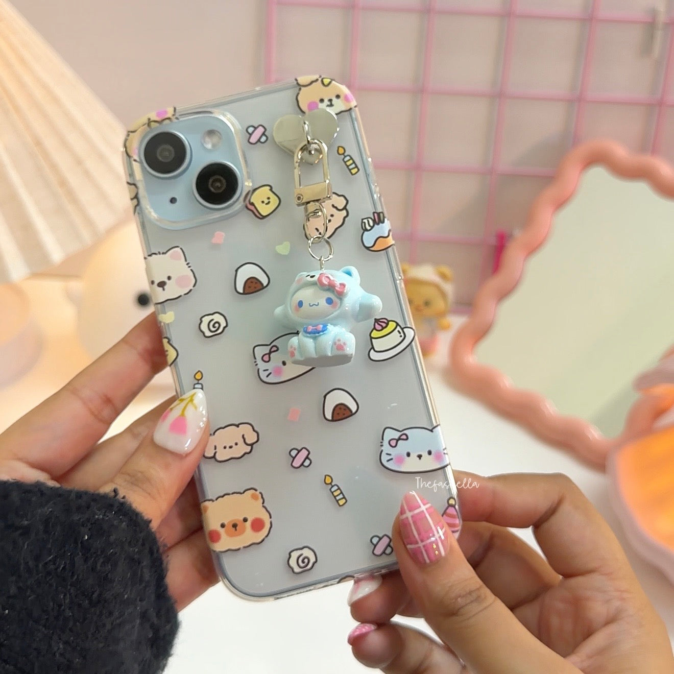 Kawaii Candy Bear Charm Phone Case