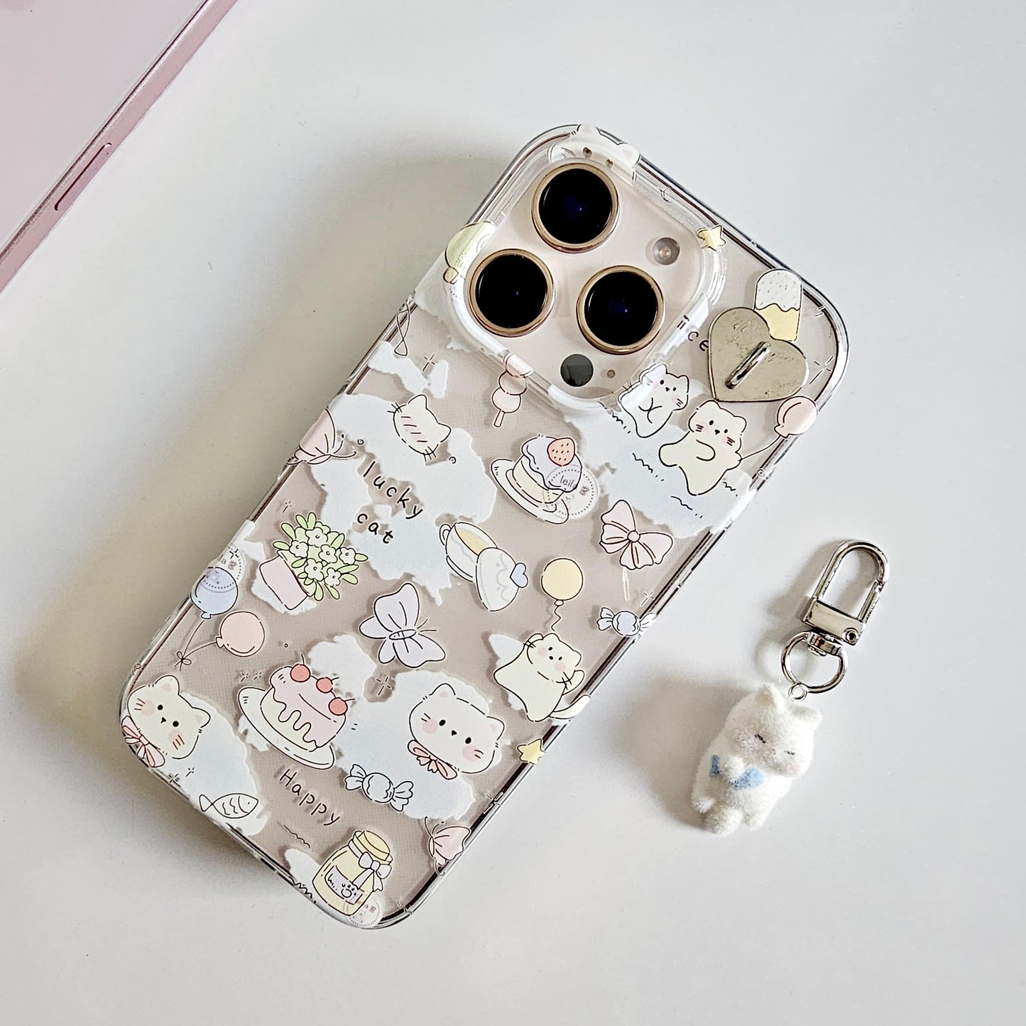 Cute Sleeping Cat Hanging Kitty Phone Cases