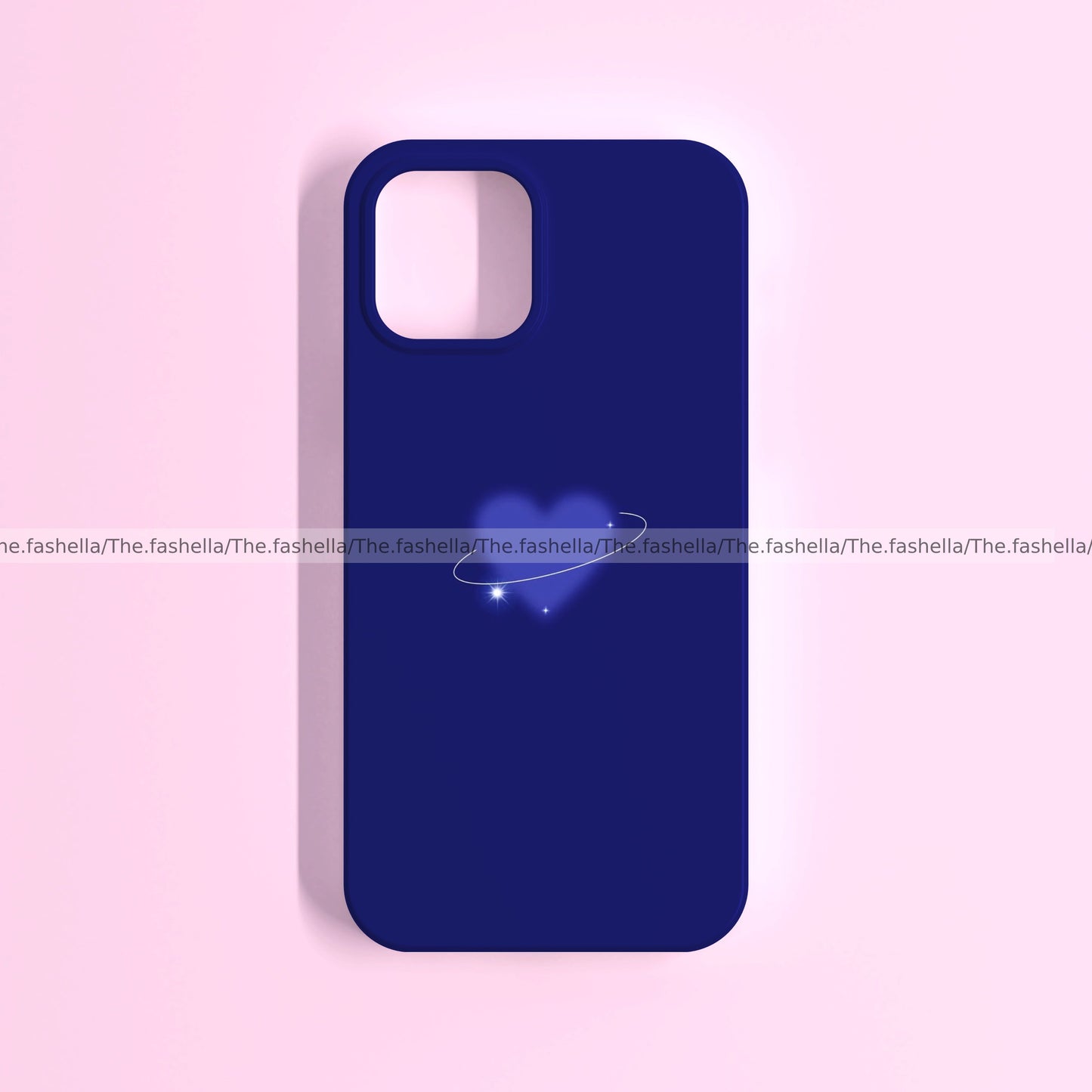 Dark purple heart cute case