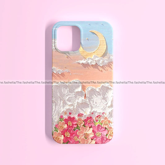 Cute moon & cloud case