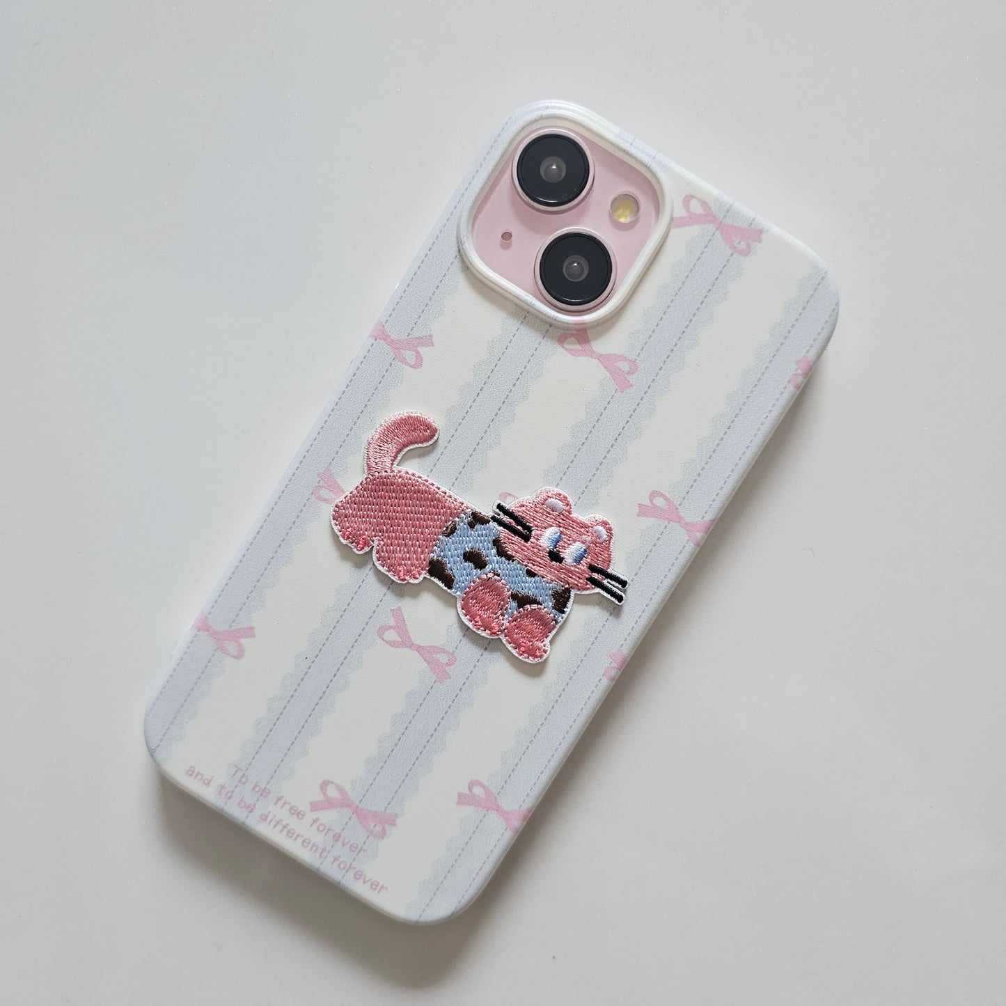 Pink Bow Sweetheart With Cute Cat sticker