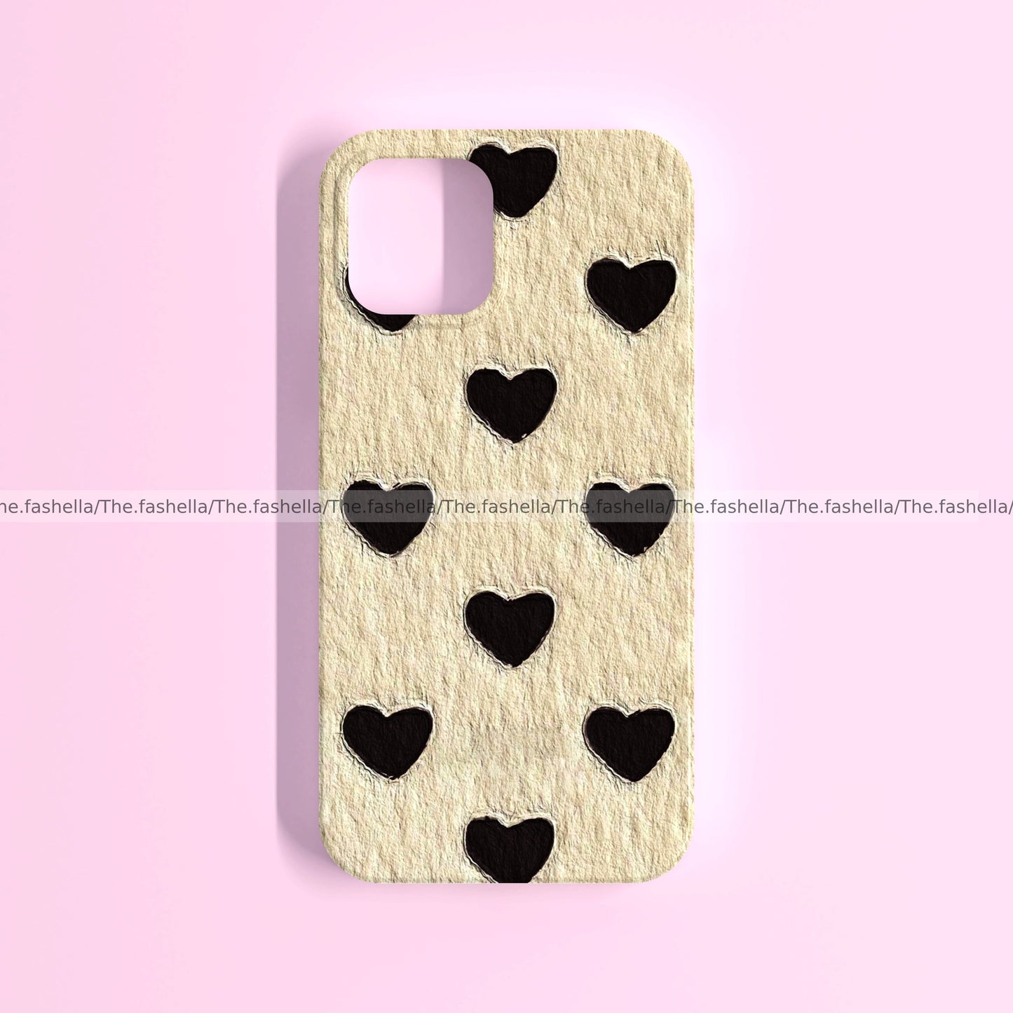 Aesthetic heart brown case