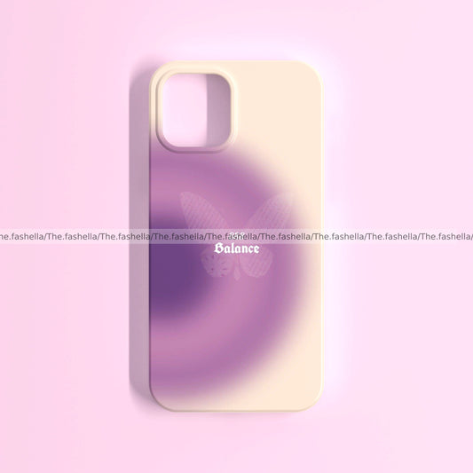 Balance aesthetic purple case