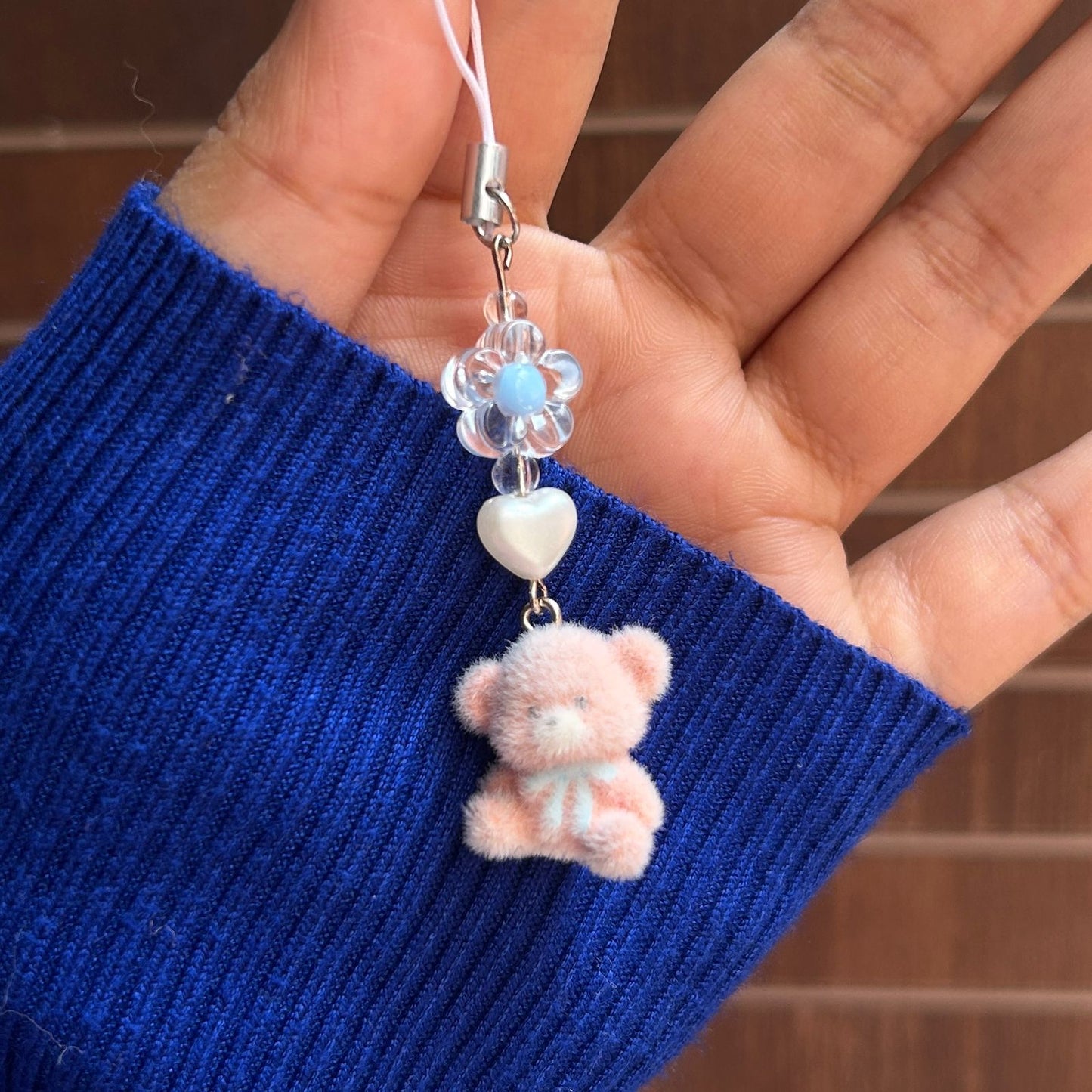Aesthetic Teddy Furr Phone Charm