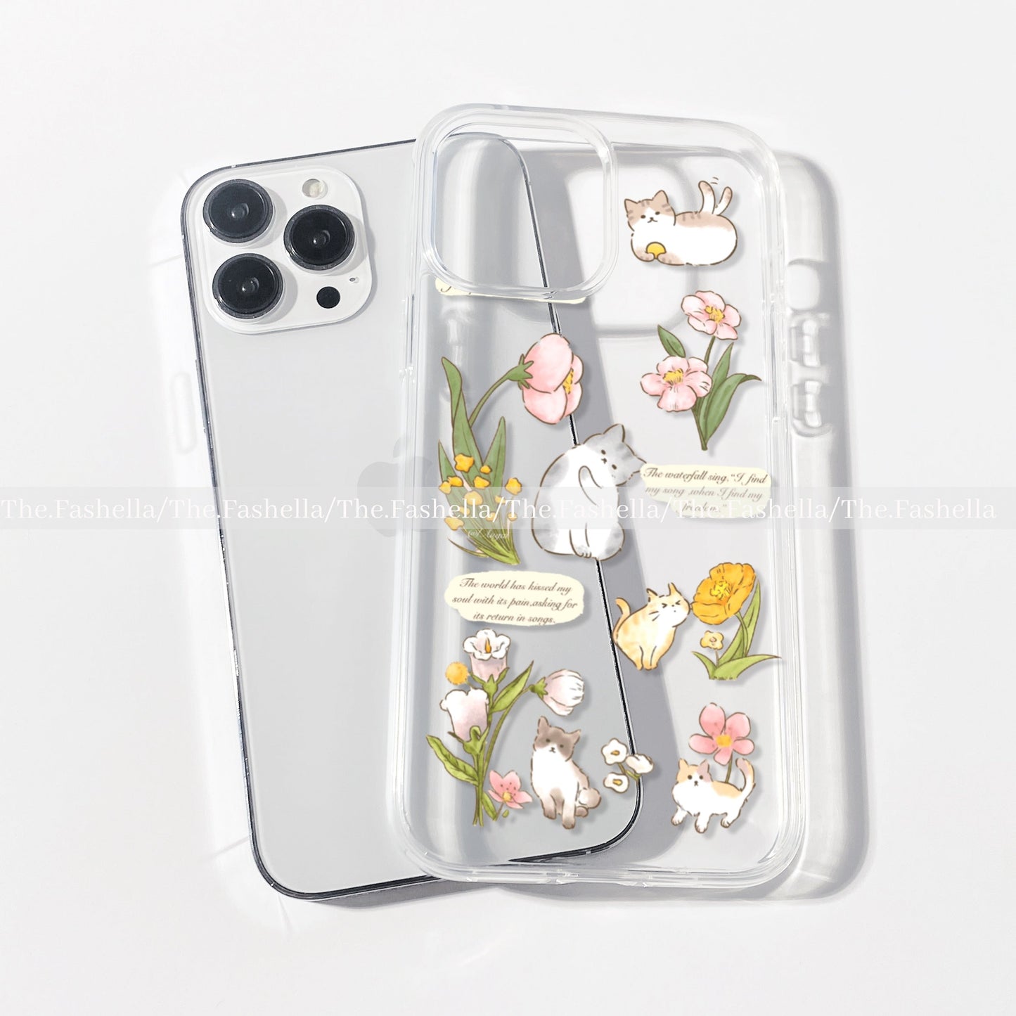 Cute cat sticker case