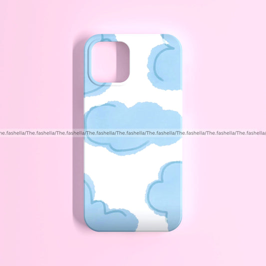 Aesthetic blue clouds case