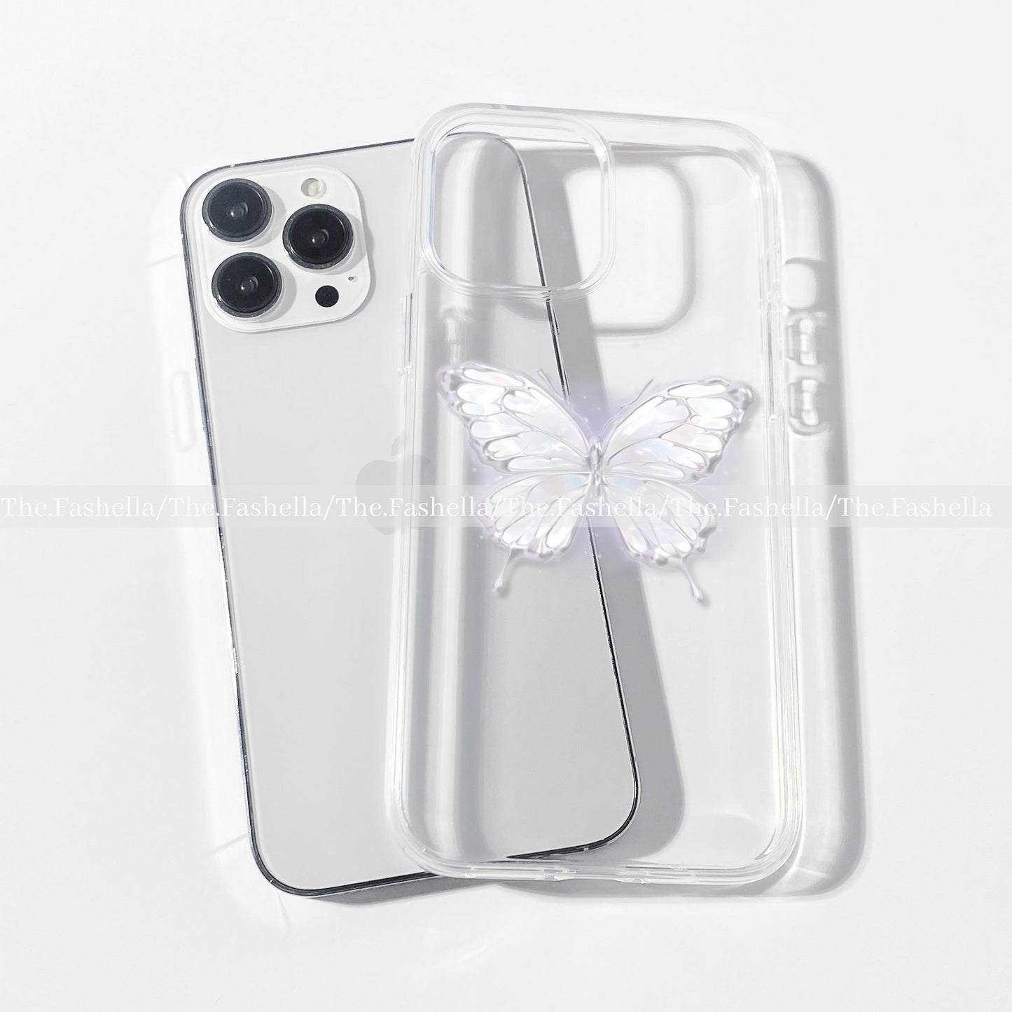 White butterfly case