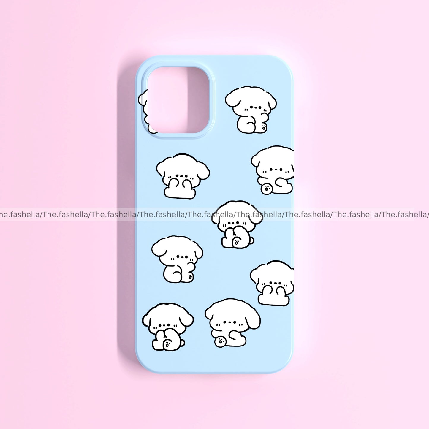 Cute blue cartoon case