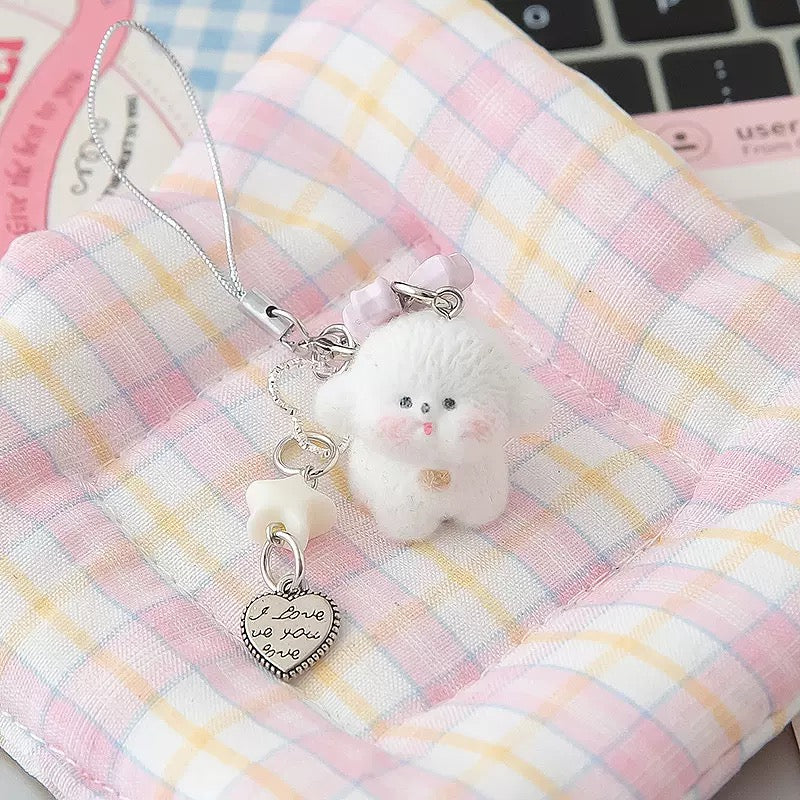 Petal Poppet Pretty Pink Phone Charm