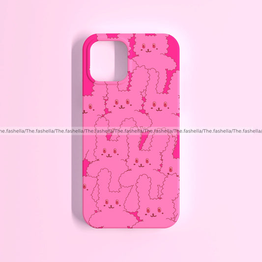 Cute pink bunnies case