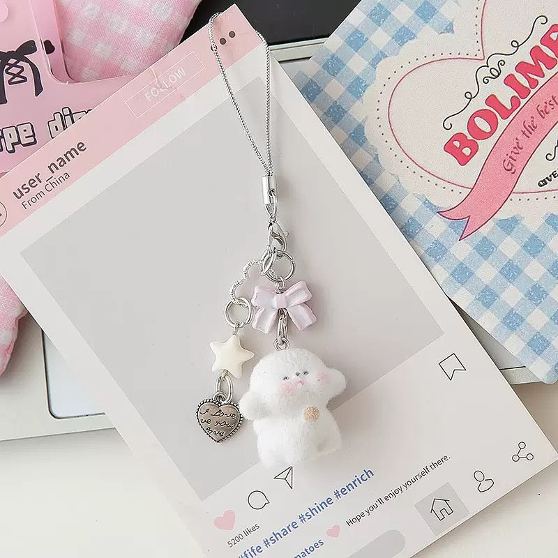 Petal Poppet Pretty Pink Phone Charm
