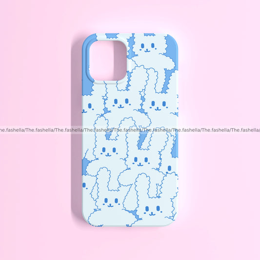 Blue Bunny Parade Phone Case