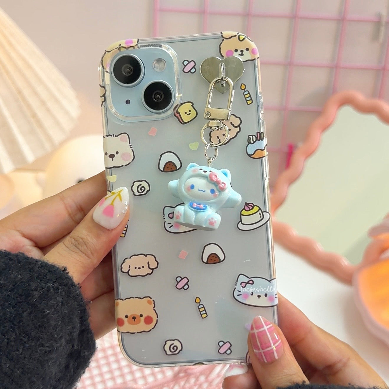 Kawaii Candy Bear Charm Phone Case
