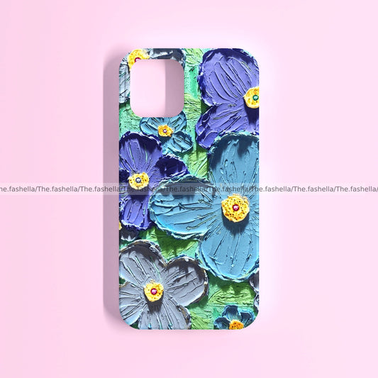 Unique lavender blue & green case